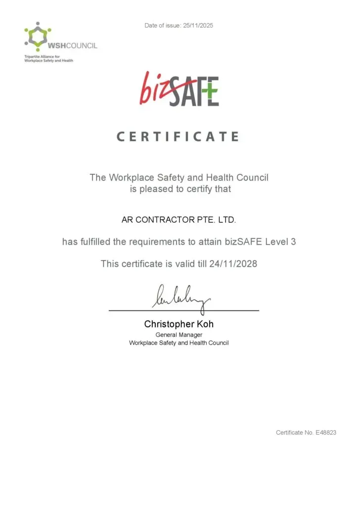 AR Contractor Certificate